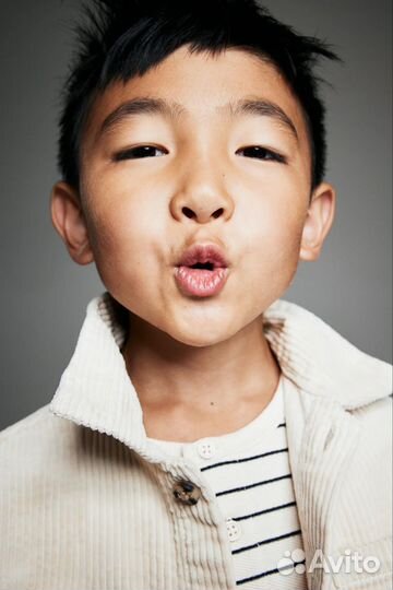 Рубашка-жакет 104 H&M