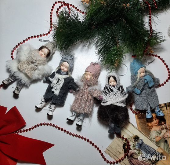 Комплект игрушек. Куколки СССР