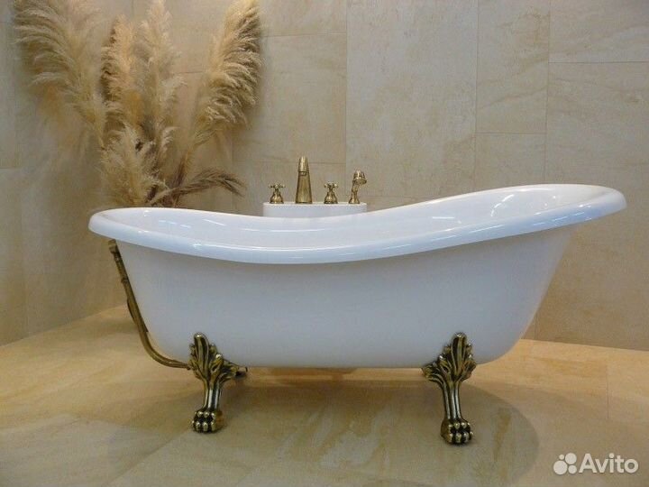 Ванна Роксбург +бронзовые ножки