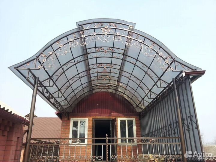 Навес под ключ из цеха напрямую