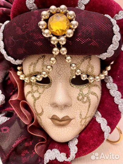 Венецианская маска коллекционная, настенная