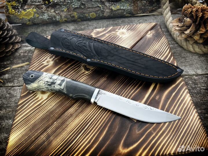 Нож туристический из кованой стали х12мф