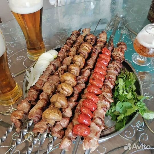 Шампура / Шампур с деревянной ручкой