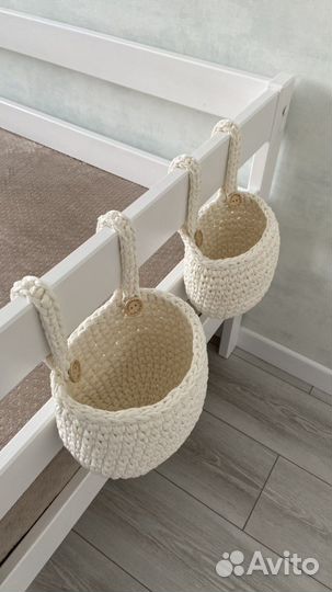 Корзины-кармашки на кроватку