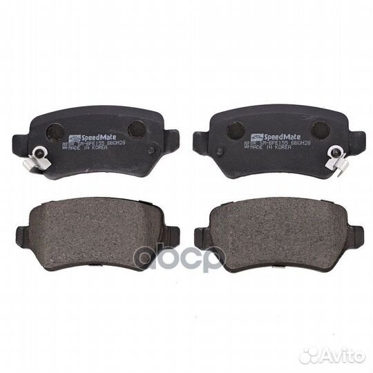 Колодки зад. opel (astra G,astra H,corsa