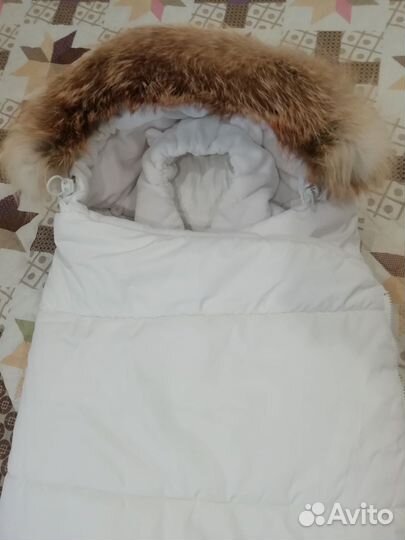 Зимний конверт в коляску