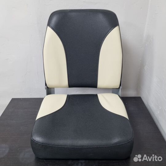 Кресло для лодки Патриот мягкое серо бежевый цвет