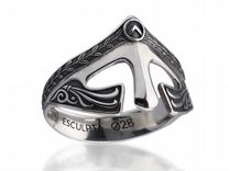 Кольцо Esculpta "This is Sparta" Silver Glans Ring