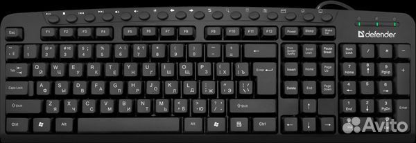 Клавиатура Defender Focus HB-470 USB черный (45470