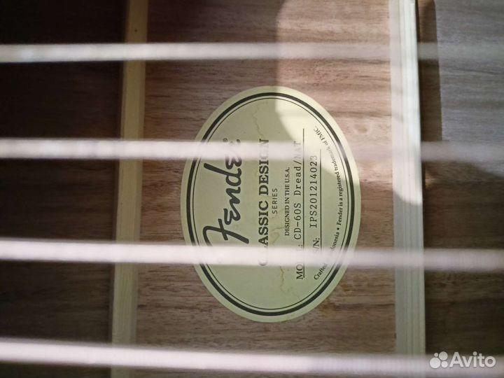 Fender cd60s массив