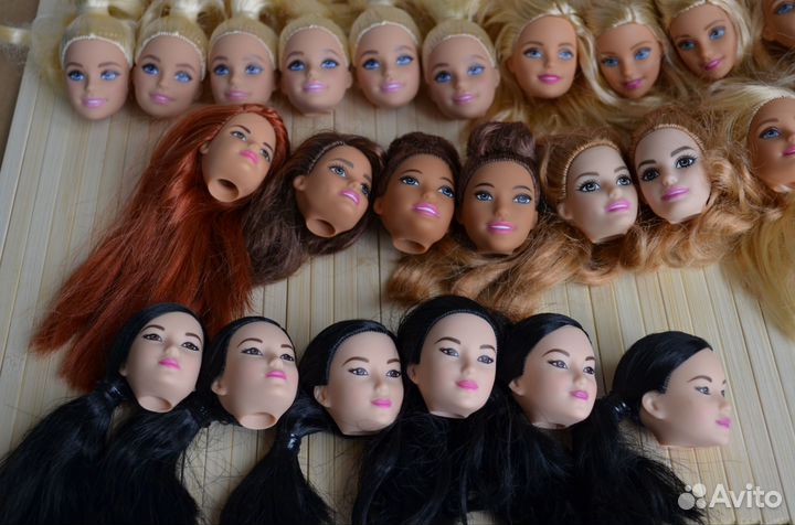 Головы кукол барби