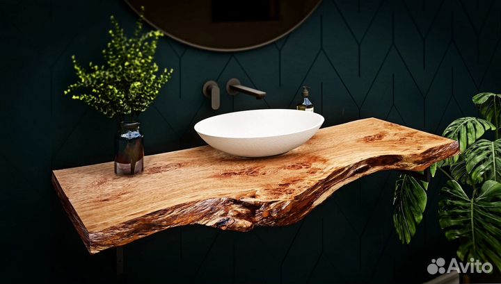 Столешница под раковину из слэба