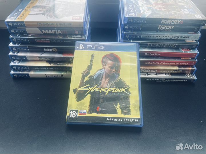 Диски с играми на ps4 Cyberpunk