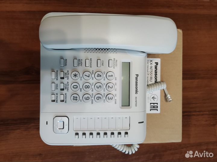 Системный IP-телефон Panasonic KX-NT551RU