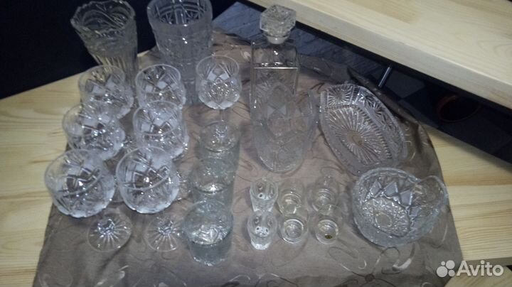 Хрустальная посуда СССР бу