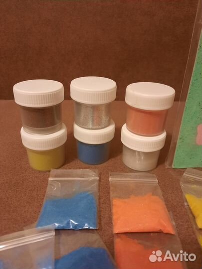 Песок цветной детское творчество. Цена за всё