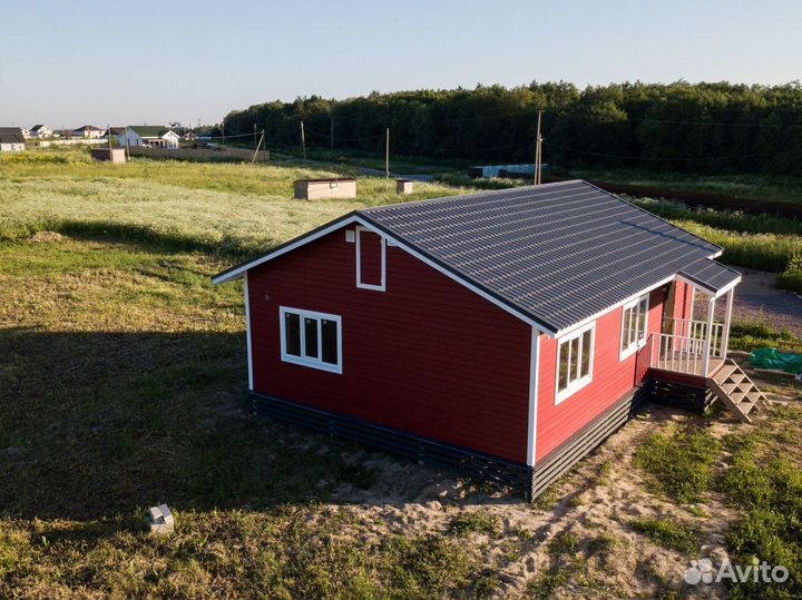 Каркасный дом для постоянного проживания 72м