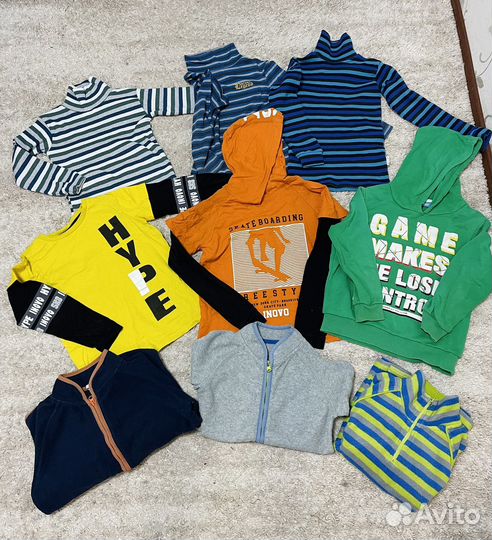 Вещи пакетом на мальчика 116 - 122 -128