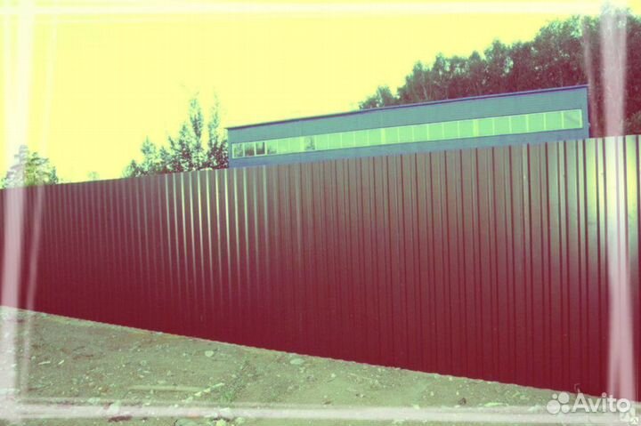 Забор из профлиста