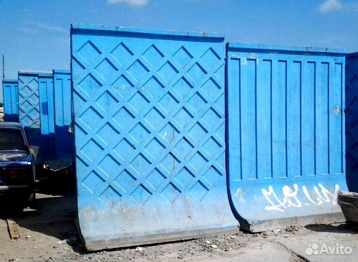 Забор бетонный б/у