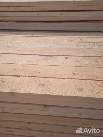 Доска обрезная 50x100x6000 мм, 1 сорт, гост