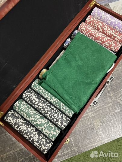 Набор для покера 500 фишек