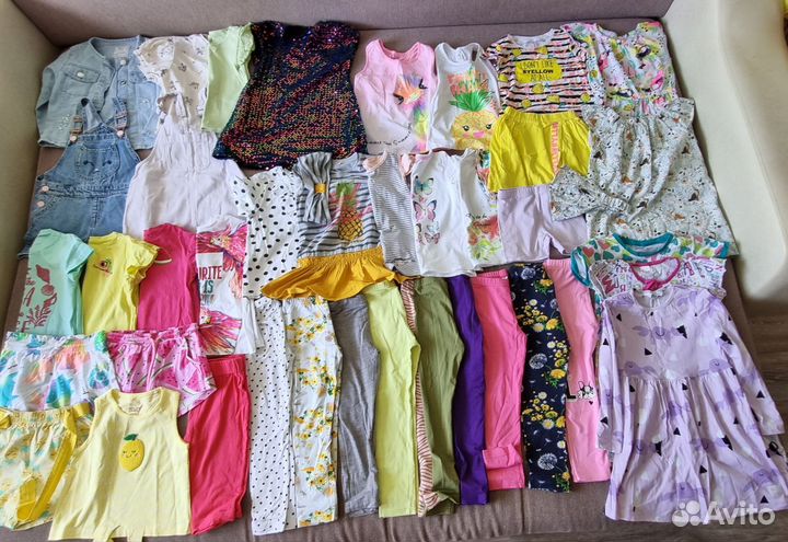 Вещи на девочку пакетом 104 110