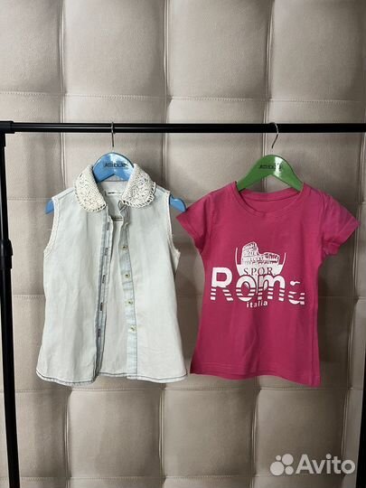 Одежда пакетом на девочку 4-5 лет 110