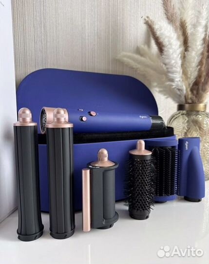 Стайлер dyson airwrap complete long vinca blue