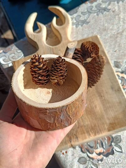 Деревянные заготовки для аромасвечей