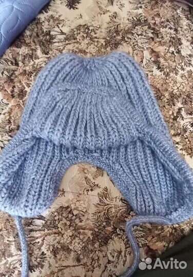 Шапка ушанка Ангорка