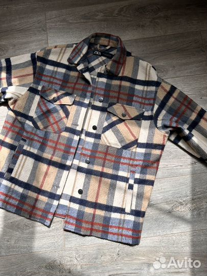 Рубашка в клетку zara