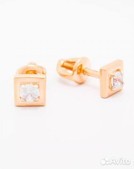 Золотые серьги