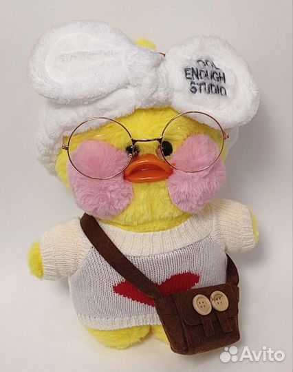 Мягкая игрушка Уточка Lalafanfan новая