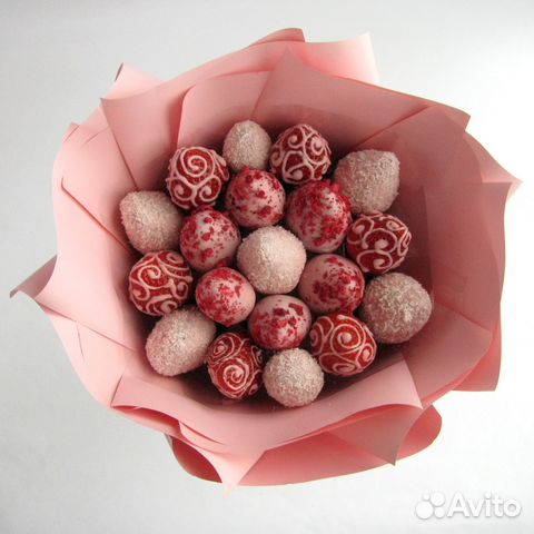 Букет из клубники в шоколаде