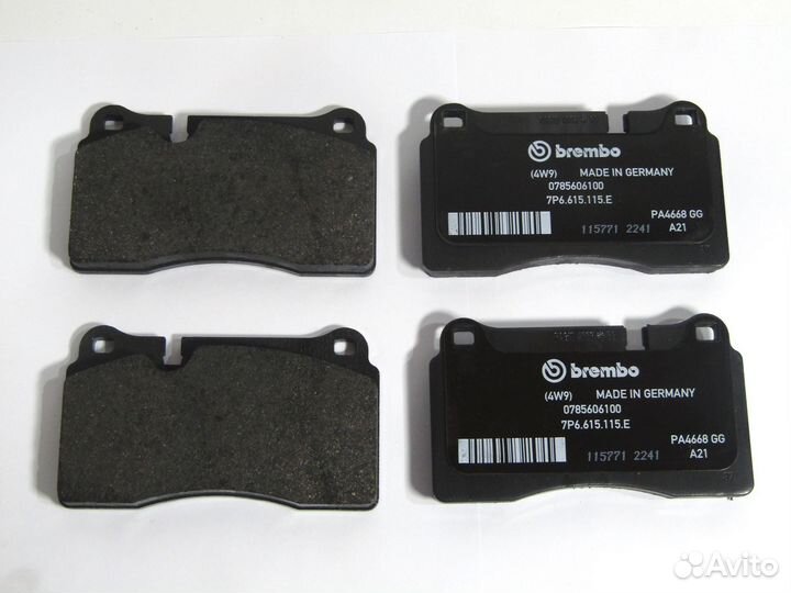 Колодки тормозные передние VAG, 7L6698151J