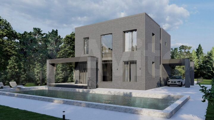 Коттедж 236 м² на участке 8 сот.