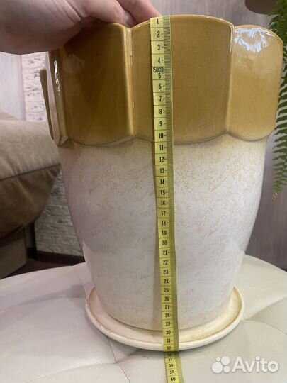 Керамический горшок для цветов напольный