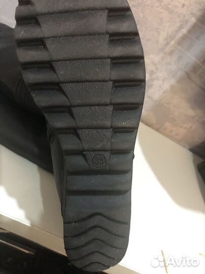 Сапоги зимние 35 размер нат.кожа