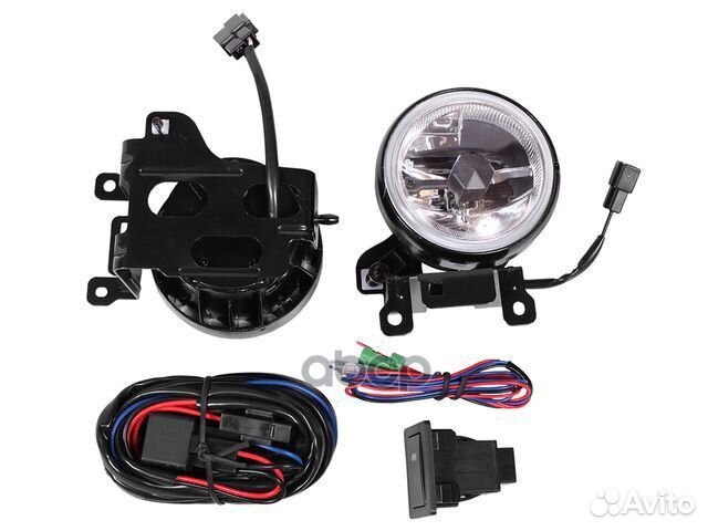 Фара противотум лев+прав комплект+проводка+кноп