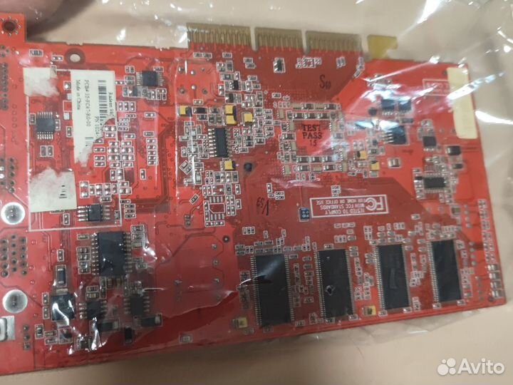 Видеокарта agp винтаж ATI Radeon 9800 hd2400