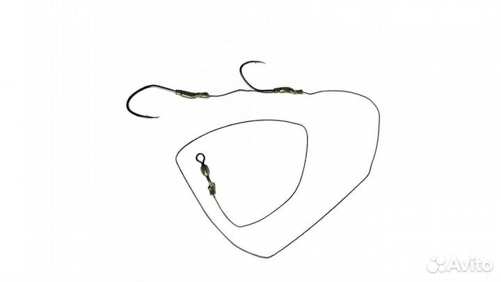 Оснастка для сома #03 2 крючка 8/0 80см (East Shar