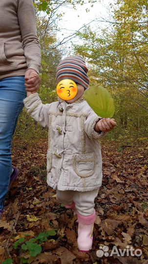 Дубленка для мальчиков / девочек next рост 80 см