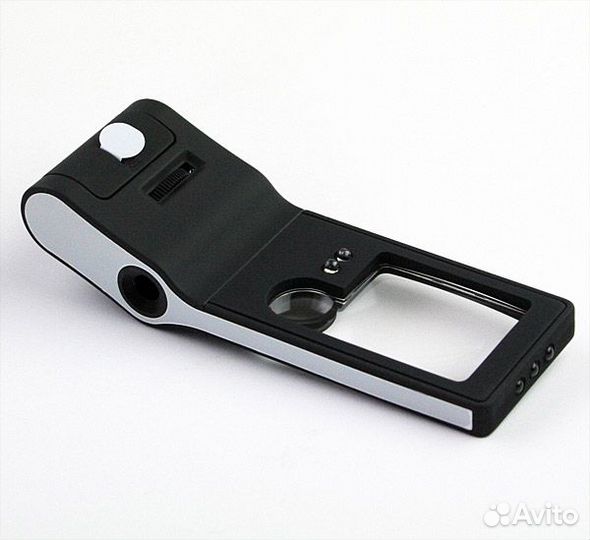 Лупа карманная 3/10/55x с микроскопом