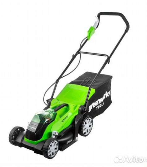 Газонокосилка аккумуляторная greenworks G40LM35K2