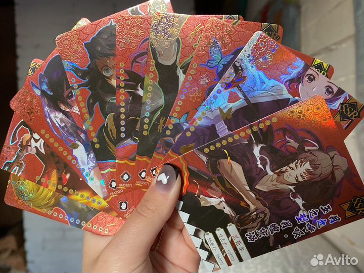 Карточки аниме demon slayer