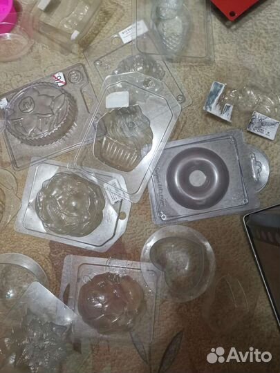 Пластиковые формы для мыла и бомбочек для ванны