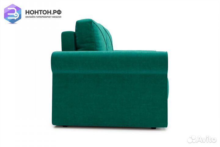 Диван еврокнижка Лира изумрудный
