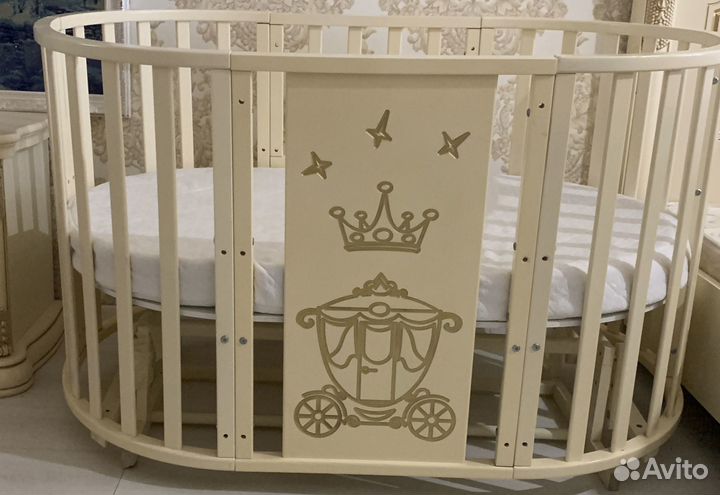 Детская кроватка трансформер 6в1