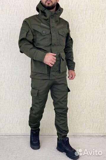 Костюм горка 8 олива на флисе костюм демисезонный